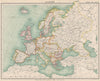 EUROPE. Protestant Mission stations & work among Jews 1911 old antique map