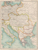 EASTERN EUROPE PROTESTANT MISSIONS & work among Jews. Turkey Bulgaria 1911 map