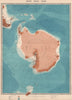 ANTARCTIC. Shows Amundsen reached South Pole in 1911. JOHNSTON 1912 old map