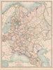 EUROPEAN RUSSIA. 1812 Napoleonic battlefields are marked. JOHNSTON 1912 map