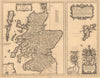 Scotia Regnvm with Orcades et Shetlandicae Insvlae. Scotland BLAEU 1654 1912 map