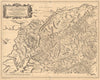 'Scotiae provinciae mediterraneae…'. Scotland. BLAEU 1654 facsimile 1912 map