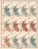 SCOTLAND average monthly temperature for 25 years by Alexander Buchan 1912 map