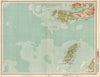 COLONSAY & ROSS OF MULL. Iona Oronsay Loch Scridain Ardmeanach. LARGE 1912 map