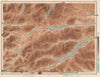 PERTHSHIRE. Loch Tay Loch Rannoch Glen Lyon Dalmally Aberfeldy. LARGE 1912 map