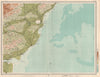ANGUS/FORFAR COAST Arbroath Montrose Brechin Carnoustie Broughty. LARGE 1912 map