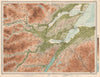 MORAY FIRTH Dingwall Invernessshire Cromarty Firth Nairn Glen Ord LARGE 1912 map