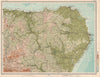 ABERDEENSHIRE Banff Peterhead Fraserburgh Buchan Turriff. LARGE 1912 old map