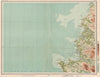 SUTHERLAND COAST Eddrachillis Bay Rhu Stoer Cape Wrath Scotland. LARGE 1912 map