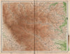 NORTH PENNINES. Durham Appleby Consett Darlington Barnard Castle. LARGE 1903 map