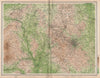 W MIDLANDS/SEVERN VALLEY. Birmingham Shropshire Hills Wolverhampton 1903 map