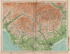 SOUTH WALES. Cardiff Merthyr Tydfil Newport Valleys Abergavenny. LARGE 1903 map