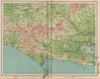 DORSET. Weymouth Portland Dorchester Poole Yeovil Blandford. LARGE 1903 map
