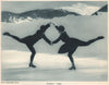 ICE FIGURE SKATING. Gaillard - Petter, Davos (2) 1935 old vintage print