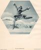 ICE FIGURE SKATING. Frau Dr. G. Erhardt, Pontresina 1935 old vintage print
