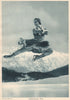 ICE FIGURE SKATING. Melitta Brunner 1935 old vintage print picture