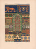 RACINET ORNEMENT POLYCHROME 4 Assyrian decorative arts patterns motifs c1885