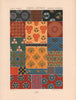 RACINET ORNEMENT POLYCHROME 15 Chinese Japanese arts patterns motifs c1885