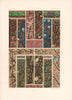 RACINET ORNEMENT POLYCHROME 50 Medieval decorative arts patterns motifs c1885