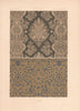 RACINET ORNEMENT POLYCHROME 85 17th century Baroque arts patterns motifs c1885