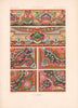 RACINET ORNEMENT POLYCHROME 88 18th century Rococo arts patterns motifs c1885