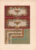 RACINET ORNEMENT POLYCHROME 92 18th century Rococo arts patterns motifs c1885