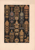 RACINET ORNEMENT POLYCHROME 94 17th/18th century Rococo art pattern motif c1885