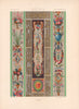RACINET ORNEMENT POLYCHROME 97 18th century Rococo arts patterns motifs c1885