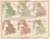 ENGLAND & WALES average temperature. January March May July Sept Nov 1898 map