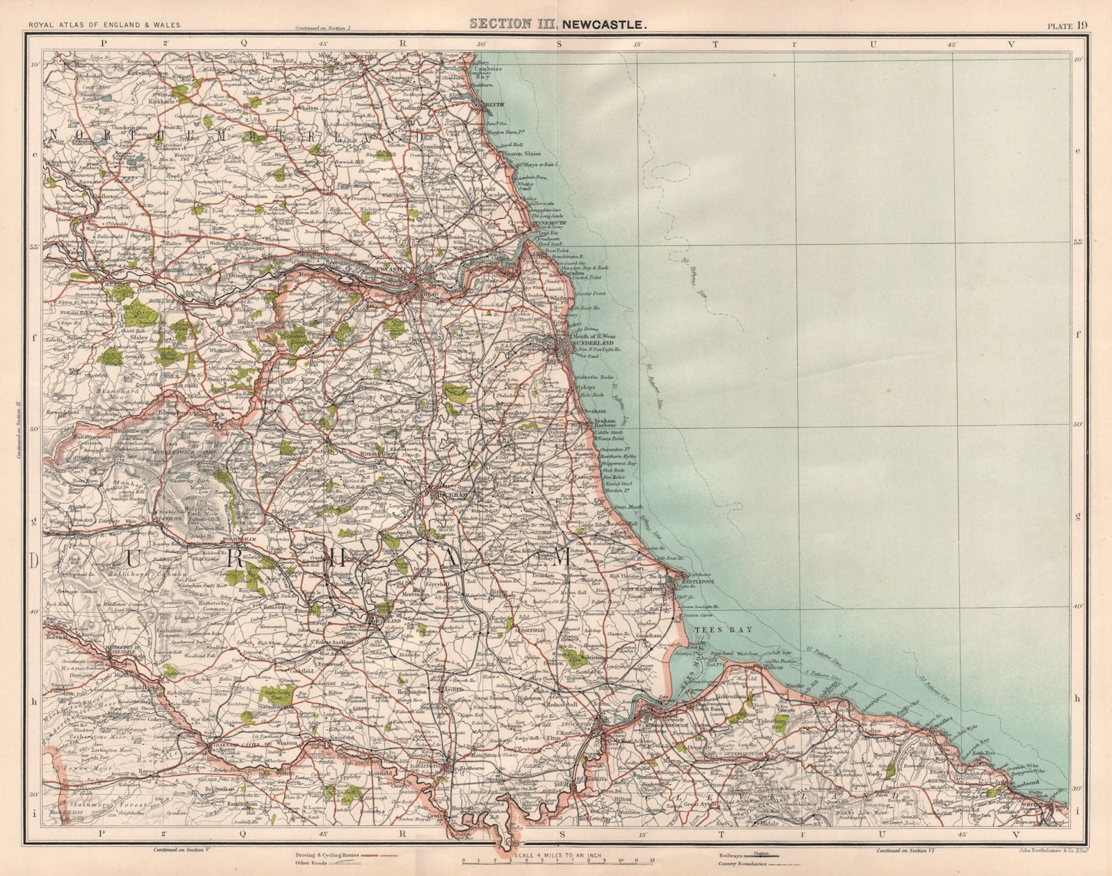 COUNTY DURHAM. Tyneside Teeside North Pennines Newcastle Middlesbrough ...