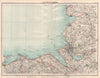 LIVERPOOL BAY. Merseyside Deeside Ribble Conway Wirral Lytham St Anne's 1898 map