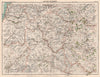 SOUTH CENTRAL WALES. Brecon Beacons Shropshire Hills Plylimon Radnor 1898 map