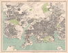 PLYMOUTH & DEVONPORT antique town city plans. BARTHOLOMEW 1898 old map