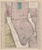 Manhattan. New York City town city map plan. RAND MCNALLY 1912 old antique