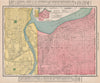 Kansas City town city map plan. Missouri/Kansas. RAND MCNALLY 1912 old