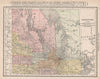 Manitoba. Borders pre 1912 expansion. Canada. RAND MCNALLY 1912 old map