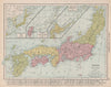 JAPAN. Formosa Riukiu (Luchu) Kurile (Chishima) Islands. RAND MCNALLY 1912 map