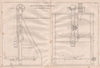 19C ENGINEERING DRAWING. Patent self acting slotting machine. Whitworth 1847