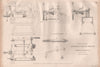 19C ENGINEERING DRAWING. Self-acting compound planing machine. Gaskell 1847
