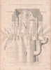 19C ENGINEERING DRAWING. Direct-action engines of HM Steam Frigate Dragon 1847