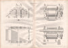 VICTORIAN ENGINEERING DRAWING. Horizontal sugar mill (1) 1847 old print