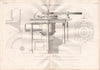 VICTORIAN ENGINEERING DRAWING. Fourneyron's turbine at St. Blasien (1) 1847