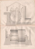 19C ENGINEERING DRAWING. Breast water wheel, Cleator, Whitehaven. Fairbairn 1847