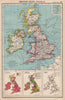 BRITISH ISLES. Population density. Agriculture types. Electricity Grid 1944 map