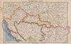 YUGOSOLAVIA NORTH. Jugoslavia. Bosnia Croatia Voyvodina. BARTHOLOMEW 1944 map