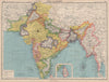 BRITISH INDIA. South Asia. Burma. Portuguese enclaves. BARTHOLOMEW 1944 map