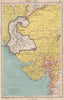 BRITISH INDIA NORTH WEST. Sind Rajputana Gujarat. BARTHOLOMEW 1944 old map