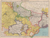 INDIA NORTH-EAST. Nepal Bihar Bengal Central Provinces. BARTHOLOMEW 1944 map