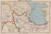 SOUTHERN CAUCASUS. Persia (Iran) North Iraq. Azerbaijan Armenia Turkey 1944 map