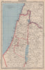 PALESTINE & TRANS-JORDAN. Predates the state of Israel. Includes Gaza 1944 map